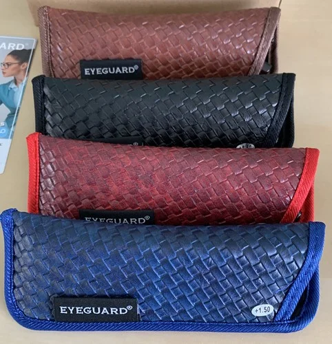 EYEGUARD Reading Glasses +1.50, Navy Blue, Black, Deep Red And Blue/White. NEW!